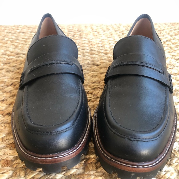 Madewell The Corinne Lug Sole Loafer. Leather. Size 8.5 - Picture 5 of 12